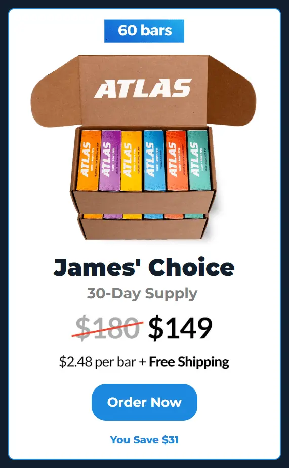 Atlas Protein Bars buy 60 bars