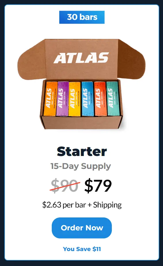 Atlas Protein Bars buy 30 bars